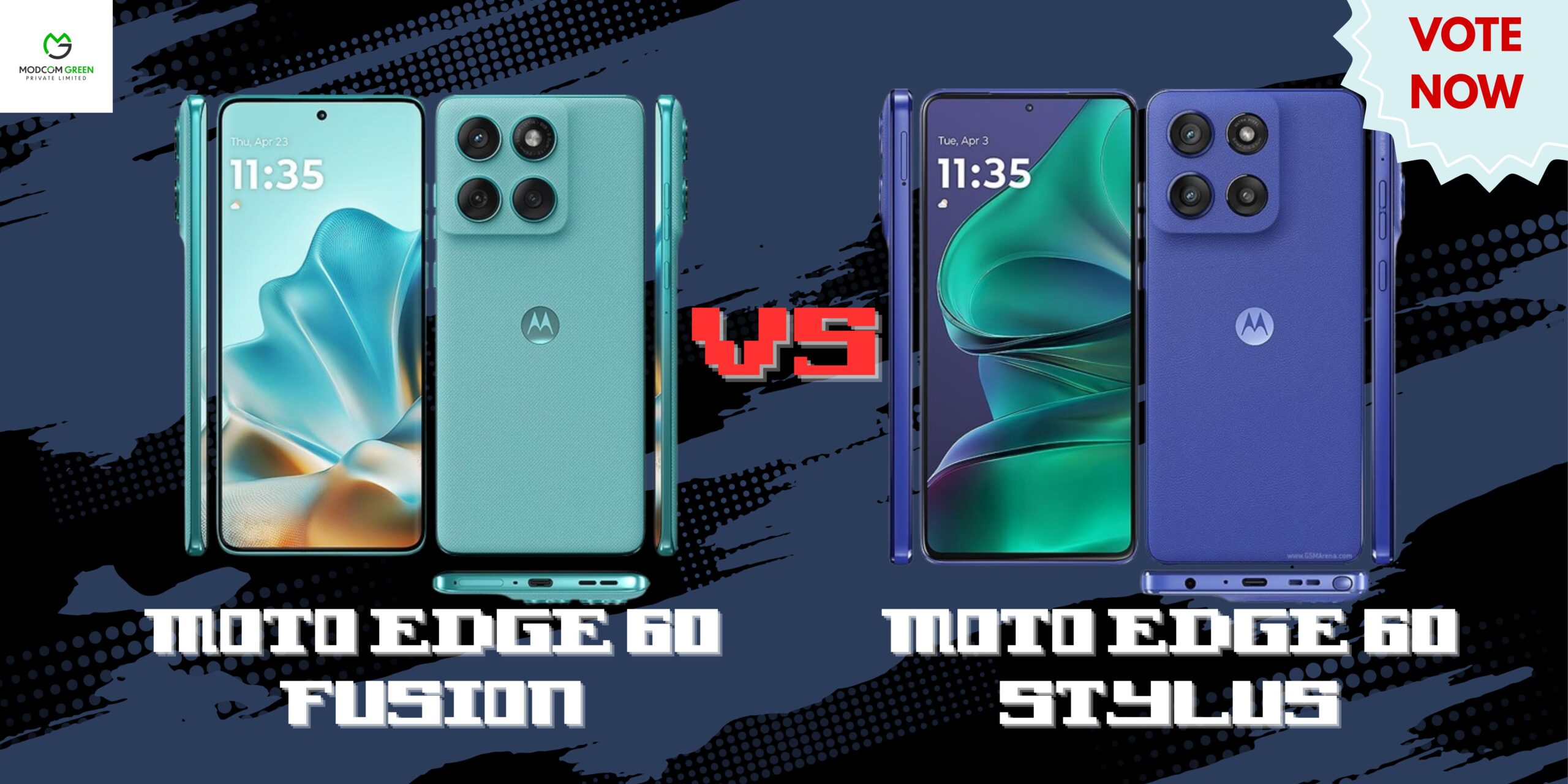 Moto Edge 60 Fusion vs Moto Edge 60 Stylus- Modcom Green Pvt Ltd
